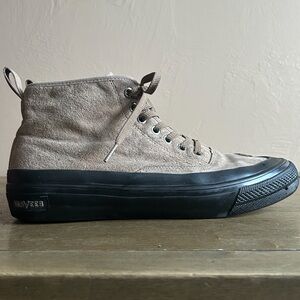 Sea  Vees Men’s Water Resistant Pig Suede Mariners Boots. Rugged Rubber Size 9.